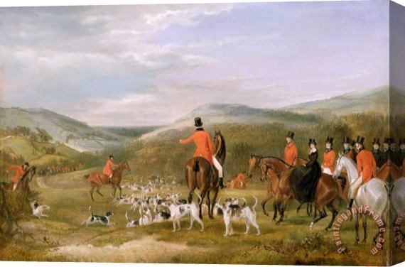 Francis Calcraft Turner The Berkeley Hunt Stretched Canvas Painting / Canvas Art