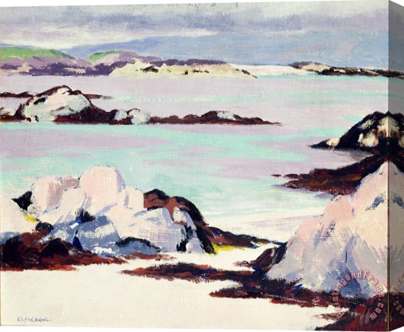 Francis Campbell Boileau Cadell Island of Iona Stretched Canvas Painting / Canvas Art