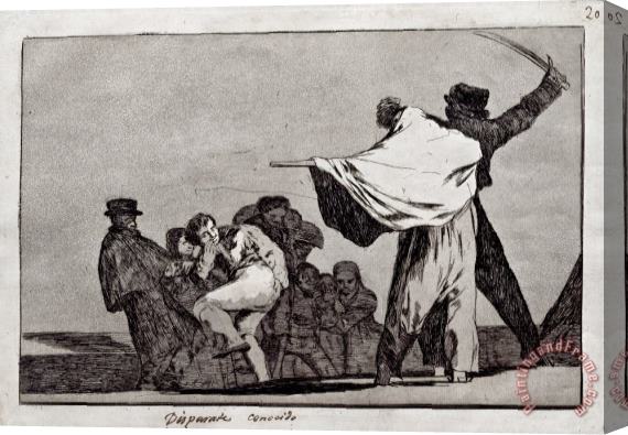Francisco De Goya Well Know Folly Stretched Canvas Print / Canvas Art