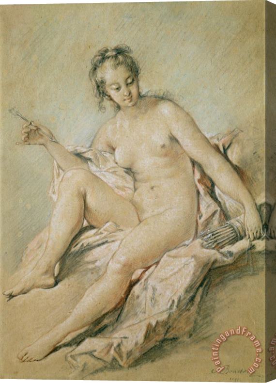 Francois Boucher A study of Venus Stretched Canvas Print / Canvas Art