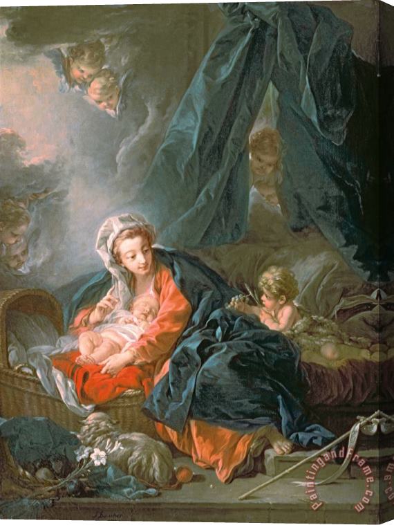 Francois Boucher Madonna and Child Stretched Canvas Painting / Canvas Art