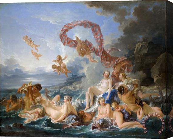Francois Boucher The Triumph of Venus Stretched Canvas Painting / Canvas Art