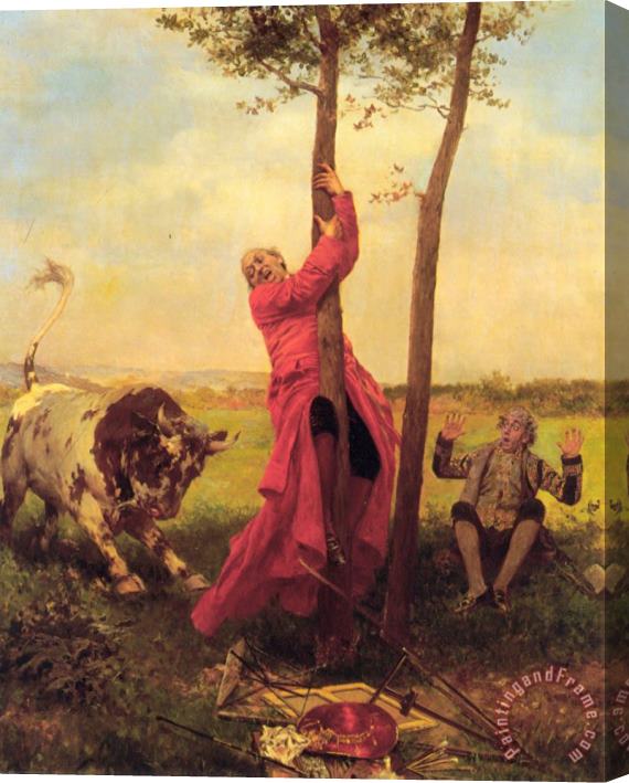 Francois Brunery Up a Tree Stretched Canvas Print / Canvas Art