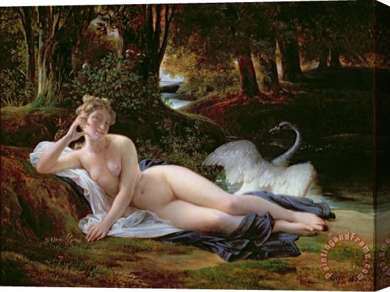 Francois Edouard Picot Leda and the Swan Stretched Canvas Painting / Canvas Art