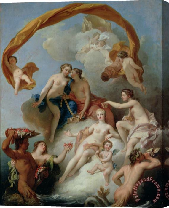 Francois Lemoyne La Toilette de Venus Stretched Canvas Print / Canvas Art