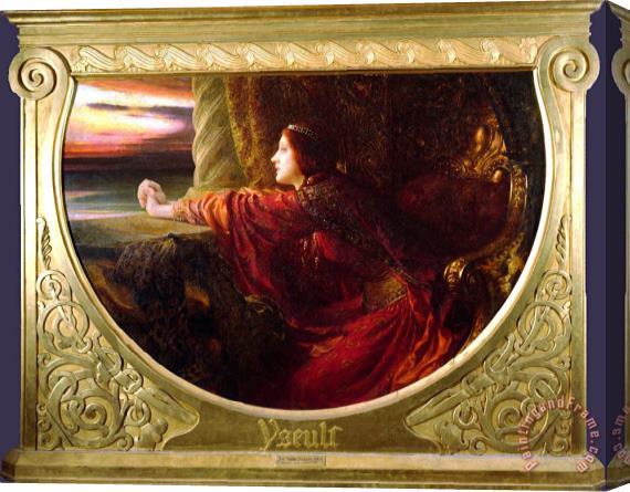 Frank Dicksee Yseult Stretched Canvas Print / Canvas Art