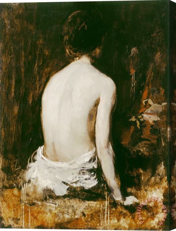 Frank Duveneck Study of a Nude Stretched Canvas Print / Canvas Art