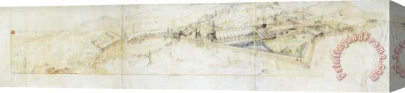 Frank Lloyd Wright Studio, Taliesin West, Scottsdale, Az Stretched Canvas Painting / Canvas Art