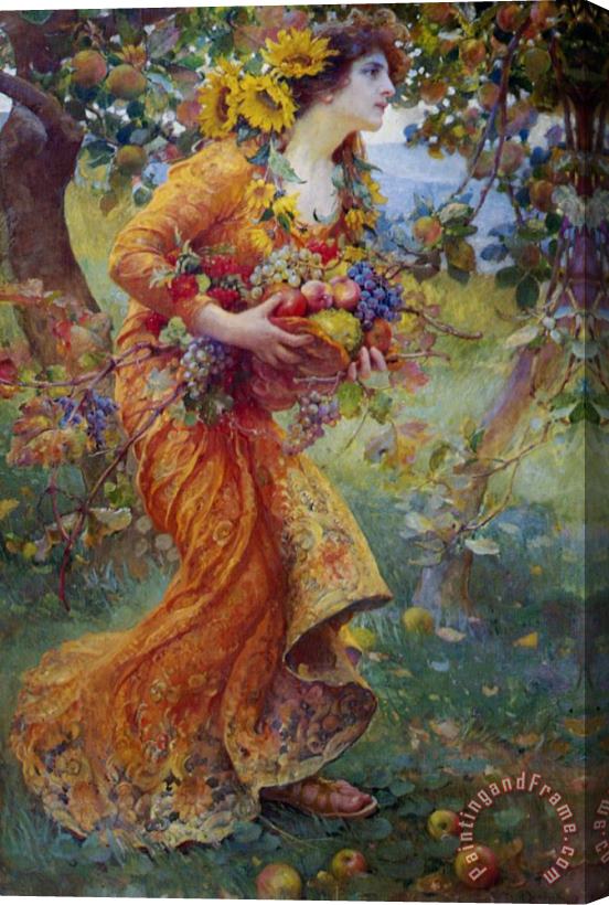 Franz Dvorak The Orchard Stretched Canvas Painting / Canvas Art