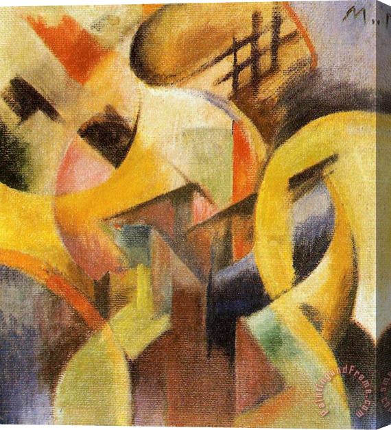 Franz Marc Small Composition I Stretched Canvas Painting / Canvas Art