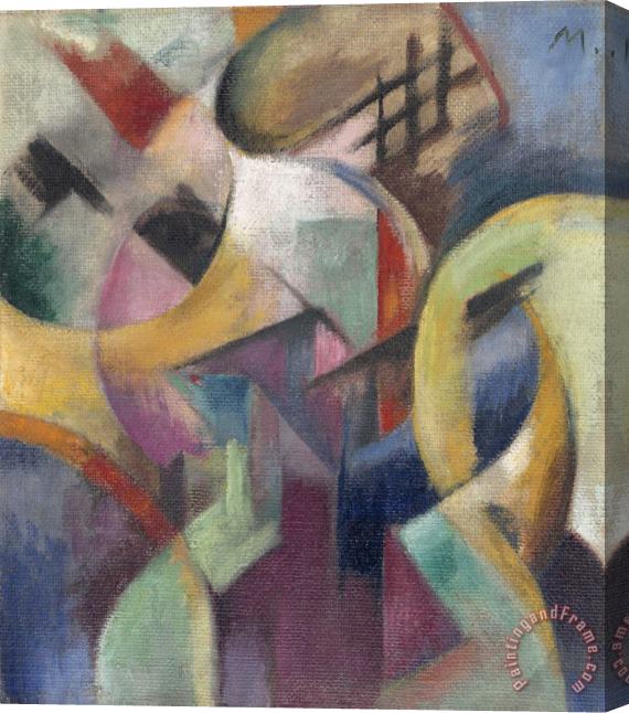 Franz Marc Small Composition I Stretched Canvas Painting / Canvas Art