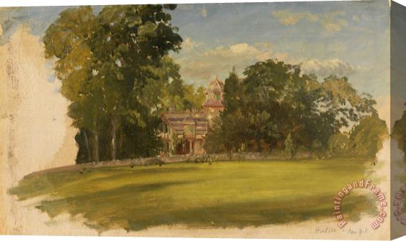 Frederic Edwin Church House in Hudson, New York Stretched Canvas Painting / Canvas Art