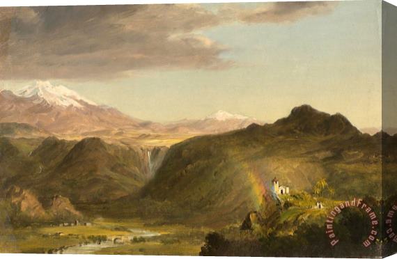 Frederic Edwin Church South American Landscape Stretched Canvas Print / Canvas Art