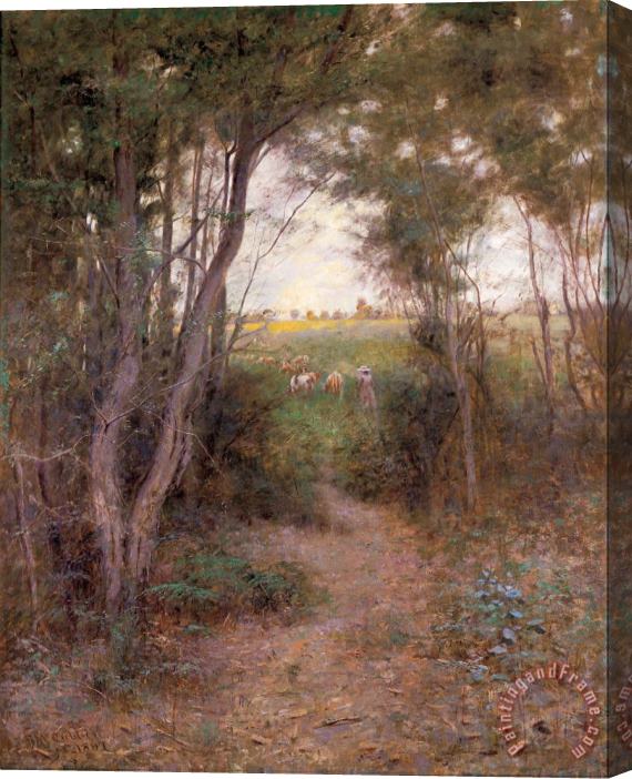 Frederick Mccubbin A Ti Tree Glade Stretched Canvas Painting / Canvas Art