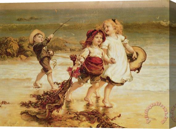 Frederick Morgan Sea Horses Stretched Canvas Painting / Canvas Art