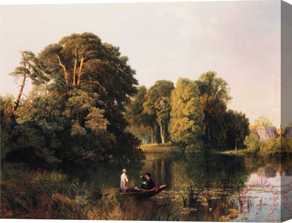 Frederick William Hulme A Quiet Retreat, Surrey Stretched Canvas Print / Canvas Art