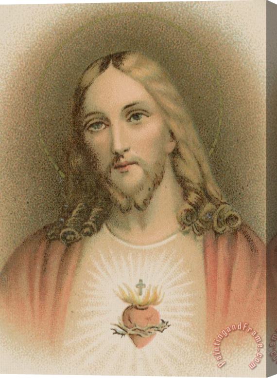 French School Sacred Heart Stretched Canvas Print / Canvas Art