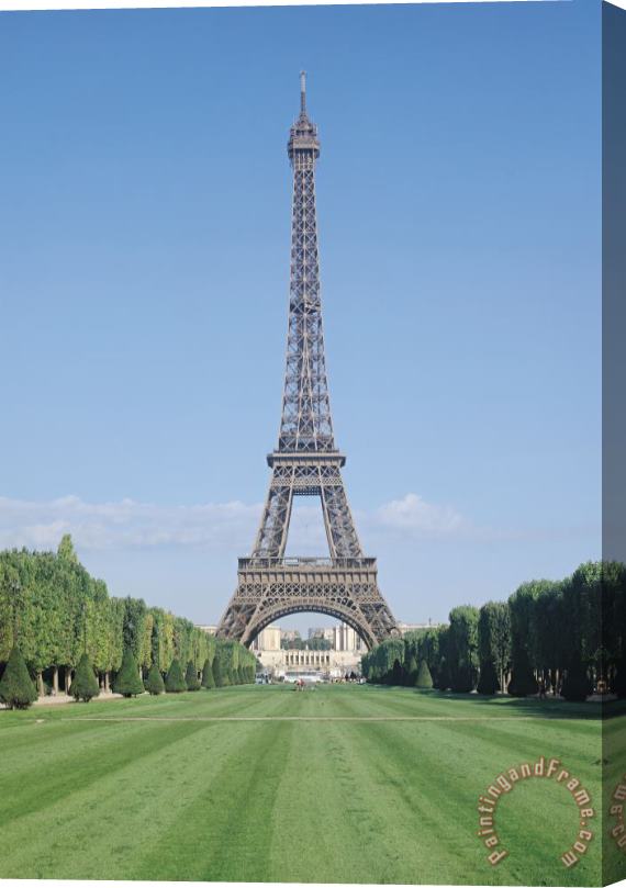 French School The Eiffel Tower Stretched Canvas Print / Canvas Art