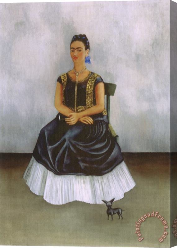 Frida Kahlo Itzcuintli Dog with Me 1938 Stretched Canvas Painting / Canvas Art