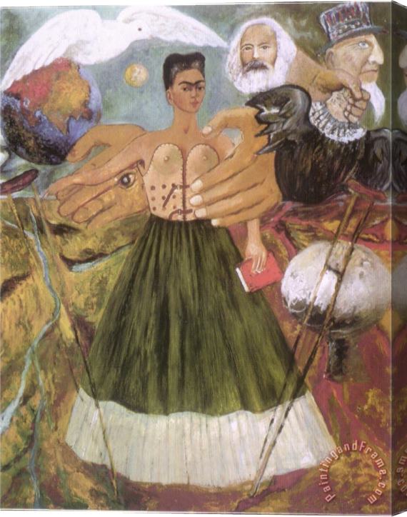 Frida Kahlo Marxism Will Give Health to The Sick 1954 Stretched Canvas Print / Canvas Art