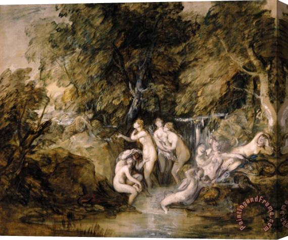 Gainsborough, Thomas Diana And Actaeon Stretched Canvas Print / Canvas Art