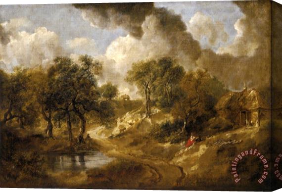 Gainsborough, Thomas Landscape in Suffolk Stretched Canvas Painting / Canvas Art