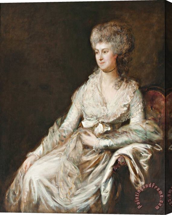 Gainsborough, Thomas Madame Lebrun Stretched Canvas Print / Canvas Art