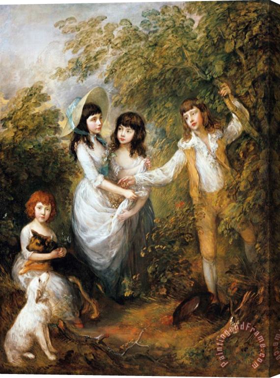 Gainsborough, Thomas The Marsham Children Stretched Canvas Print / Canvas Art