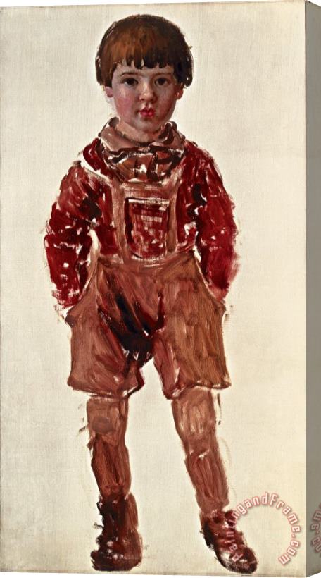 Gavriil Nikitich Gorelov Portrait of a Boy Stretched Canvas Print / Canvas Art