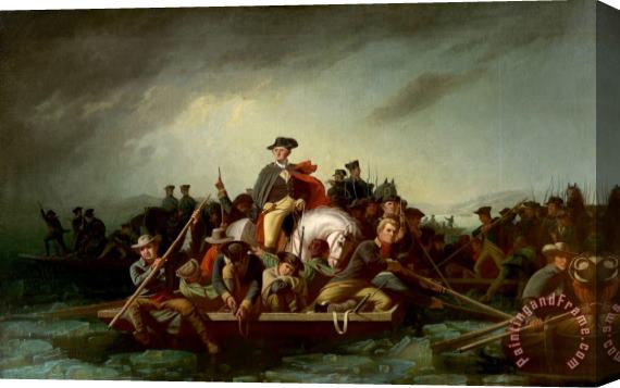 George Caleb Bingham Washington Crossing The Delaware Stretched Canvas Painting / Canvas Art