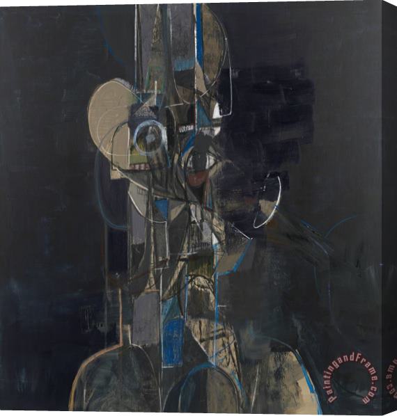 George Condo In Darkness, 2013 Stretched Canvas Painting / Canvas Art