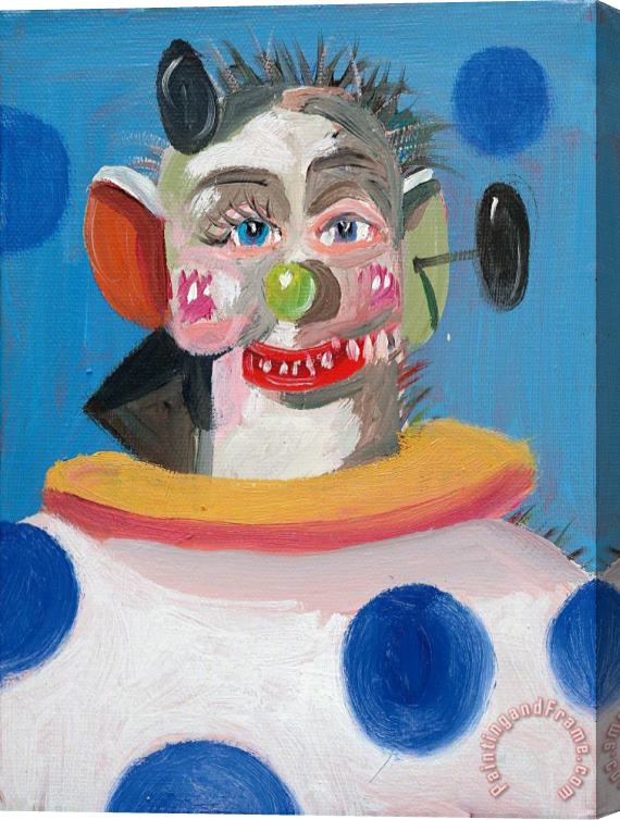 George Condo Son of Bozo, 2008 09 Stretched Canvas Painting / Canvas Art