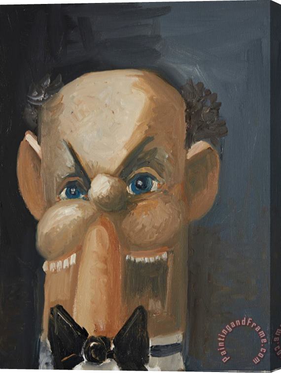 George Condo The Butler Stretched Canvas Painting / Canvas Art