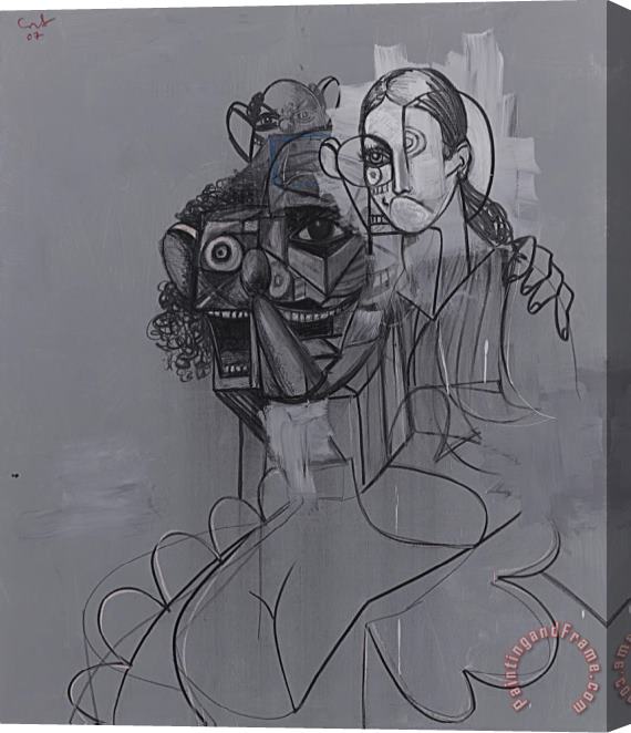 George Condo The Housekeeper's Diary, 2007 Stretched Canvas Print / Canvas Art
