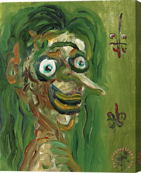 George Condo Untitled Stretched Canvas Print / Canvas Art