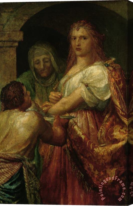 George Frederick Watts The Daughter of Herodias Stretched Canvas Print / Canvas Art