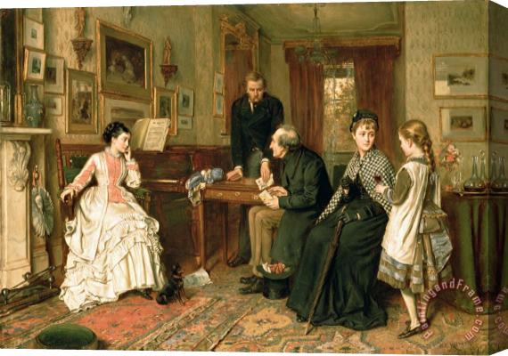 George Goodwin Kilburne Poor Relations Stretched Canvas Painting / Canvas Art