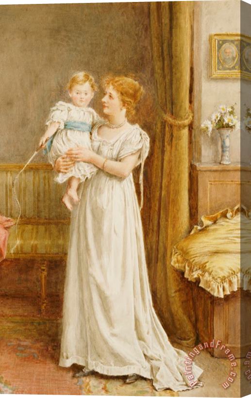 George Goodwin Kilburne The Master Of The House Stretched Canvas Print / Canvas Art