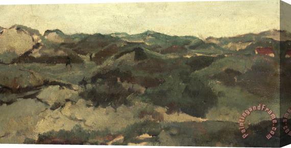 George Hendrik Breitner A Heath Landscape, Presumably in Drenthe Stretched Canvas Print / Canvas Art