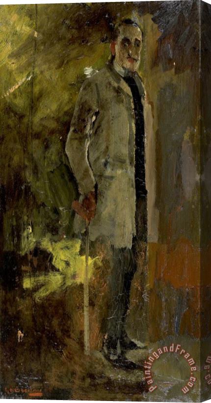George Hendrik Breitner Portret Van Floris Verster Stretched Canvas Painting / Canvas Art