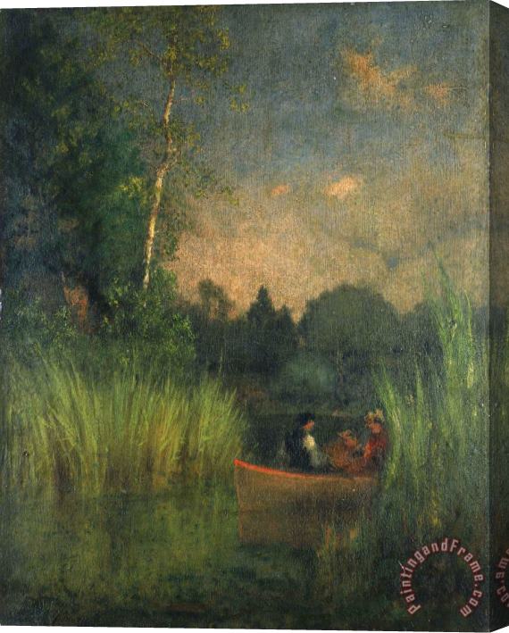 George Inness Dusk in The Rushes (alexandria Bay) Stretched Canvas Painting / Canvas Art