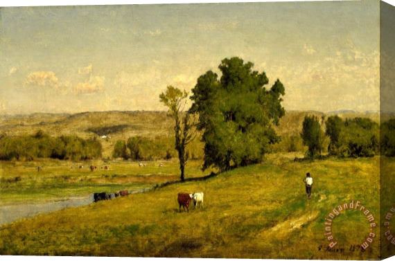 George Inness Landscape Stretched Canvas Print / Canvas Art