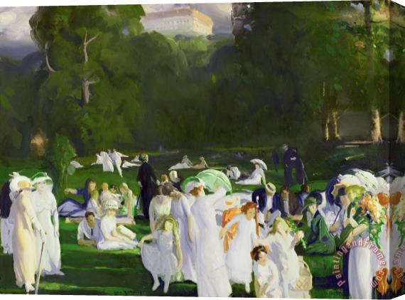 George Wesley Bellows A Day In June Stretched Canvas Print / Canvas Art