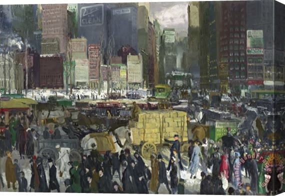 George Wesley Bellows New York Stretched Canvas Painting / Canvas Art