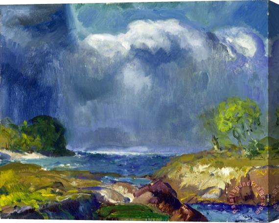 George Wesley Bellows The Coming Storm Stretched Canvas Print / Canvas Art