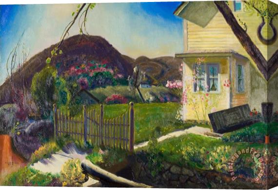 George Wesley Bellows The Picket Fence Stretched Canvas Painting / Canvas Art