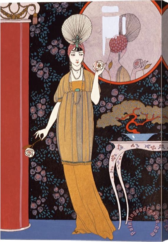 Georges Barbier Sheherazade France Early 20th Century Stretched Canvas Print / Canvas Art