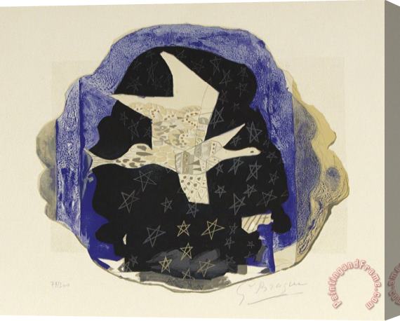 Georges Braque Les Etoiles After Georges Braque, 20th Century Stretched Canvas Print / Canvas Art