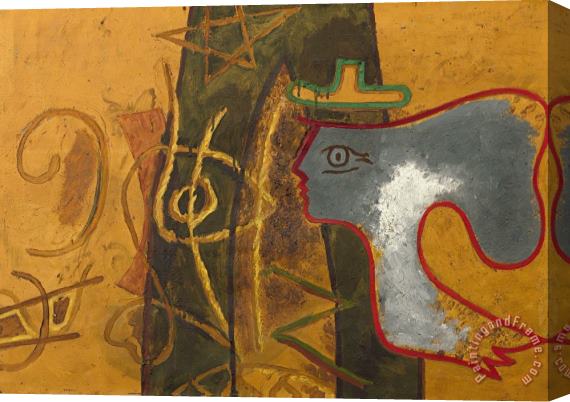 Georges Braque Uranier, Ca. 1942 Stretched Canvas Painting / Canvas Art