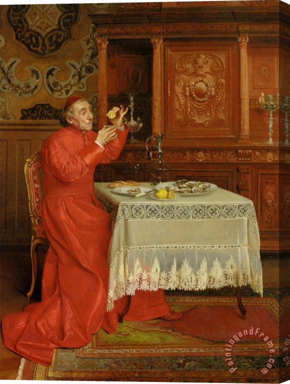 Georges Croegaert Le Gourmand Stretched Canvas Print / Canvas Art